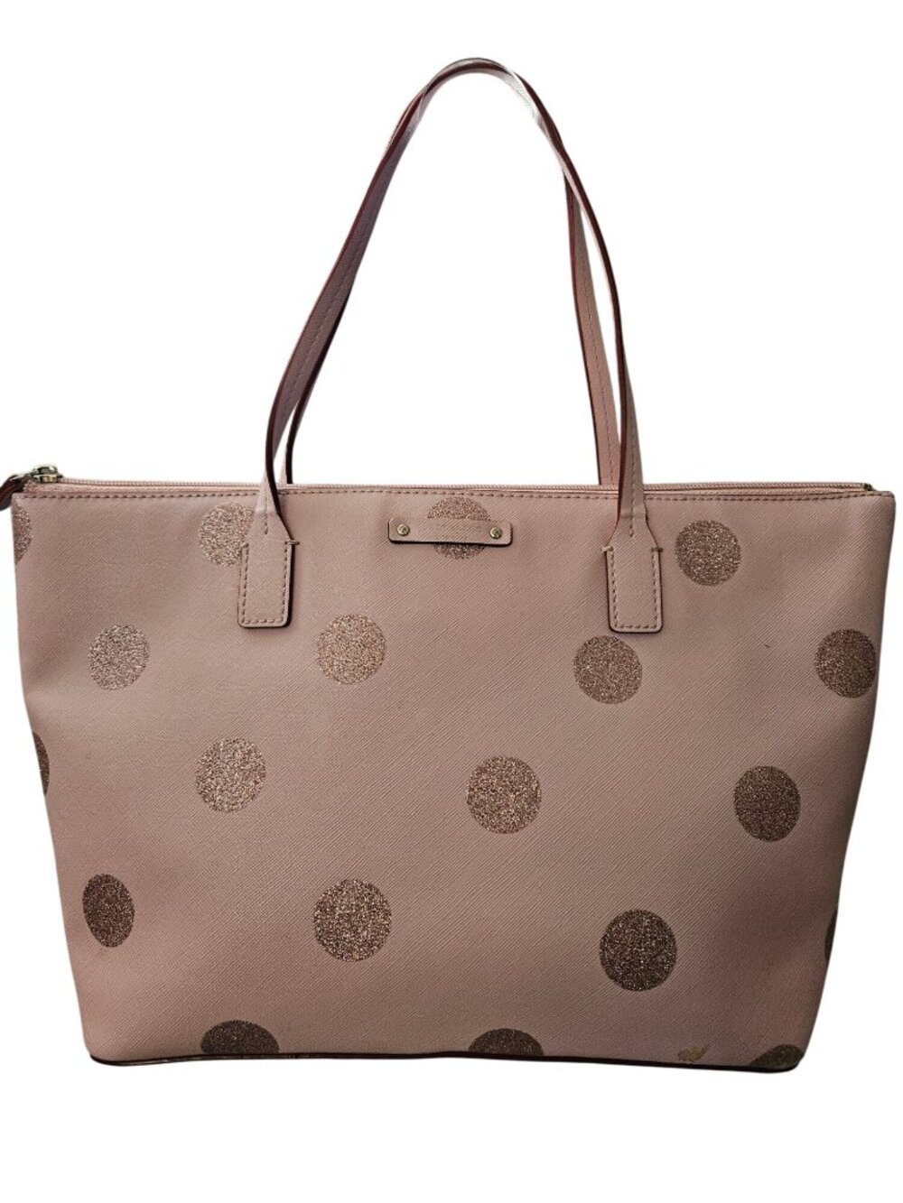 Kate Spade Glitter Polk A Dot Haven Lane Hani Small Tote Bag